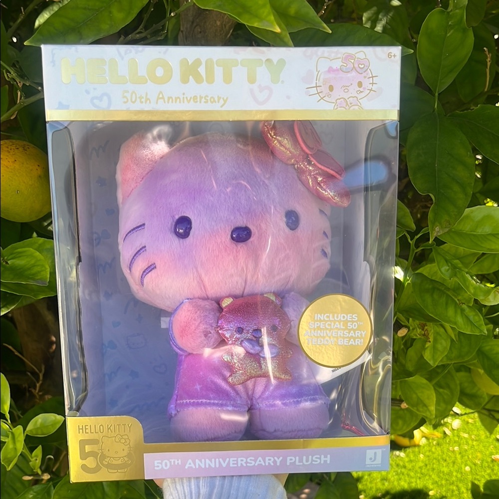 Hello Kitty 50th Anniversary Plush - Purple